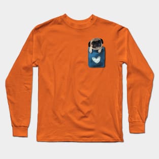 Pug in my Pocket Long Sleeve T-Shirt